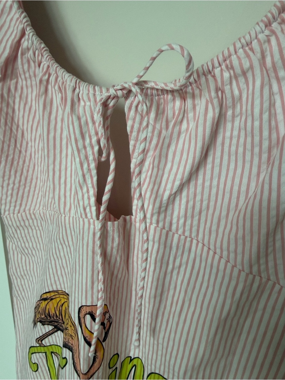 ANTHROPOLOGIE CELANDINE SCOOP-NECK FRONT TIE MINI
DRESS - Picture 9 of 17